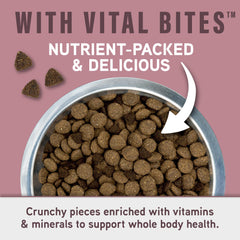 Natural Balance texture des croquettes, croquettes faciles à mâcher et digestes