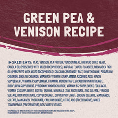 Natural Balance illustration de la venaison comme protéine principale, source de maintien musculaire