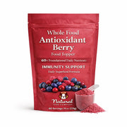 Natural Dog Company emballage avant montrant le sachet et bénéfice nutritionnel