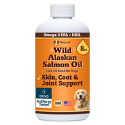 Natural Dog Company flacon avant montrant format 8 oz et praticité