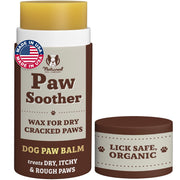 Natural Dog Company packaging stick avant montrant l'étiquette et l'utilisation facile