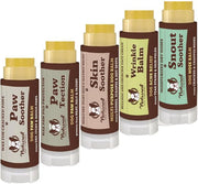 Natural Dog Company coffret de cinq baumes pratique et naturel pour soins complets
