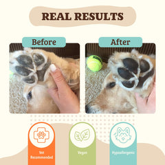 Natural Dog Company texture gros plan du baume, montre consistance nourrissante
