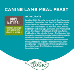 NATURE'S LOGIC texture détail de la croquette pour digestibilité améliorée