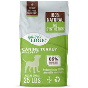 NATURE'S LOGIC sac face montrant formulation riche en protéines