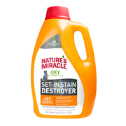 Nature's Miracle bouteille face avant montrant formule et bénéfice nettoyage puissant