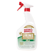 Nature's Miracle flacon 32 oz face avant montrant étiquette et usage facile