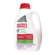 Nature's Miracle flacon avant montrant l'étiquette et usage domestique