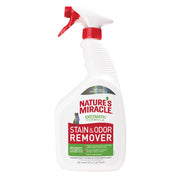 Nature's Miracle face du flacon montrant l'étiquette et bénéfice nettoyage