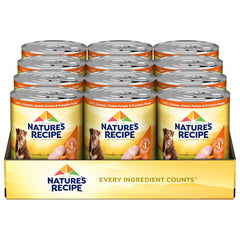 Nature's Recipe vue de face de la boîte montrant l'étiquette et l'appétence