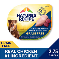 Nature's Recipe coupelle ouverte montrant une texture en bouillon appétissante