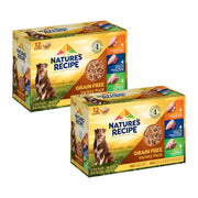 Nature's Recipe emballage avant montrant le pack varié et la praticité