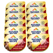 Nature's Recipe face avant de l'emballage montrant la recette et avantages