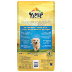Nature's Recipe montage d'ingrédients poulet patate douce potiron nutritifs