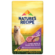Nature's Recipe sac face avant montrant la recette agneau et grains pour choix éclairé