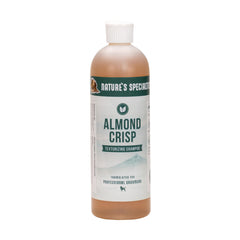 Nature's Specialties flacon Almond Crisp en gros plan montrant l'emballage et l'économie