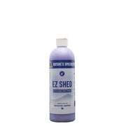 Nature's Specialties bouteille EZ Shed en avant-plan montrant flacon et emballage