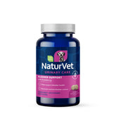 NaturVet emballage avant montrant la formule urinaire et avantage pratique