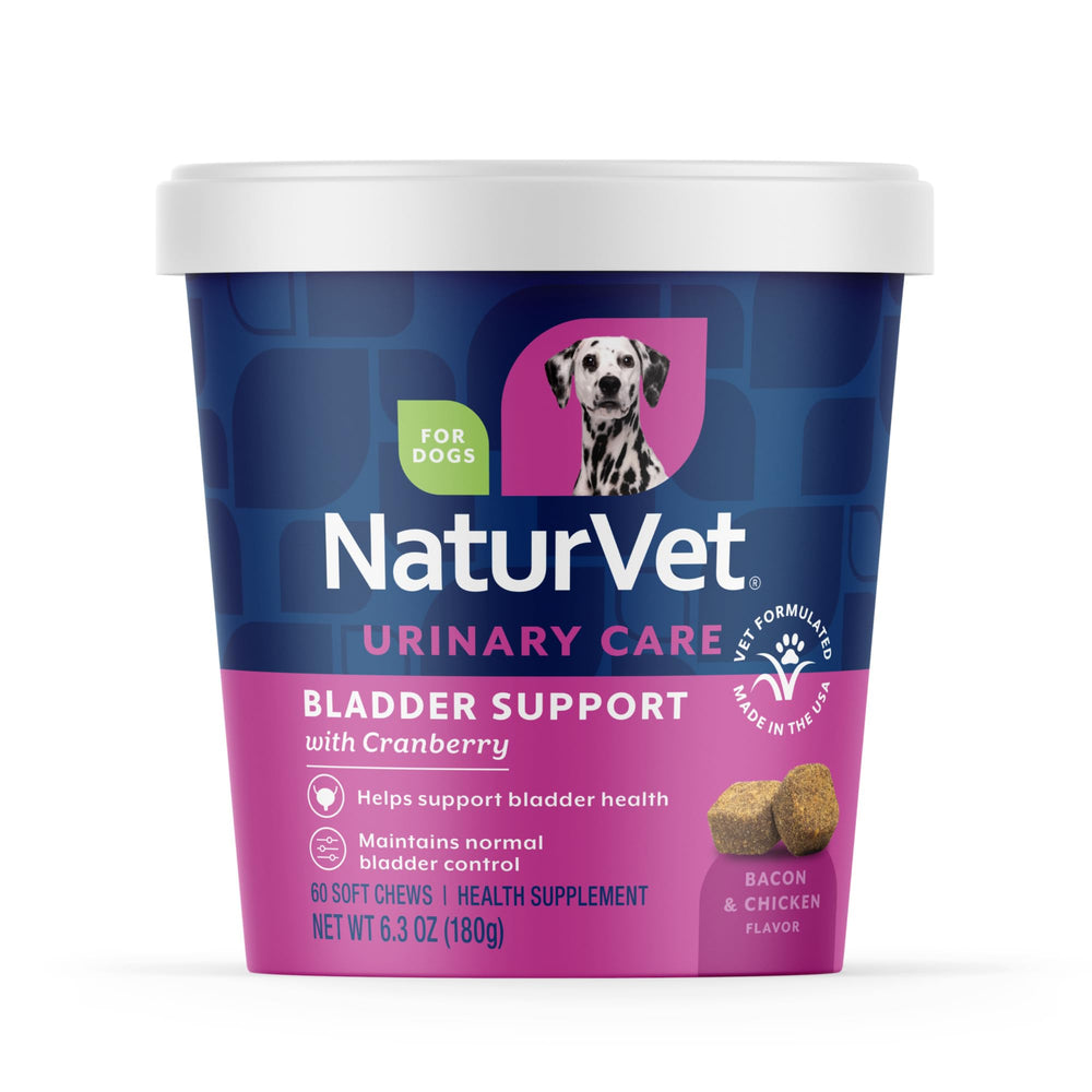 NaturVet emballage avant montrant 60 bouchées, pratique pour cure