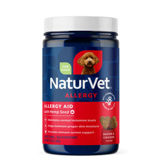 NaturVet emballage avant montrant l’étiquette et bénéfices