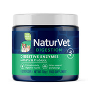 NaturVet emballage avant montrant le format 8 oz et bénéfice digestion améliorée
