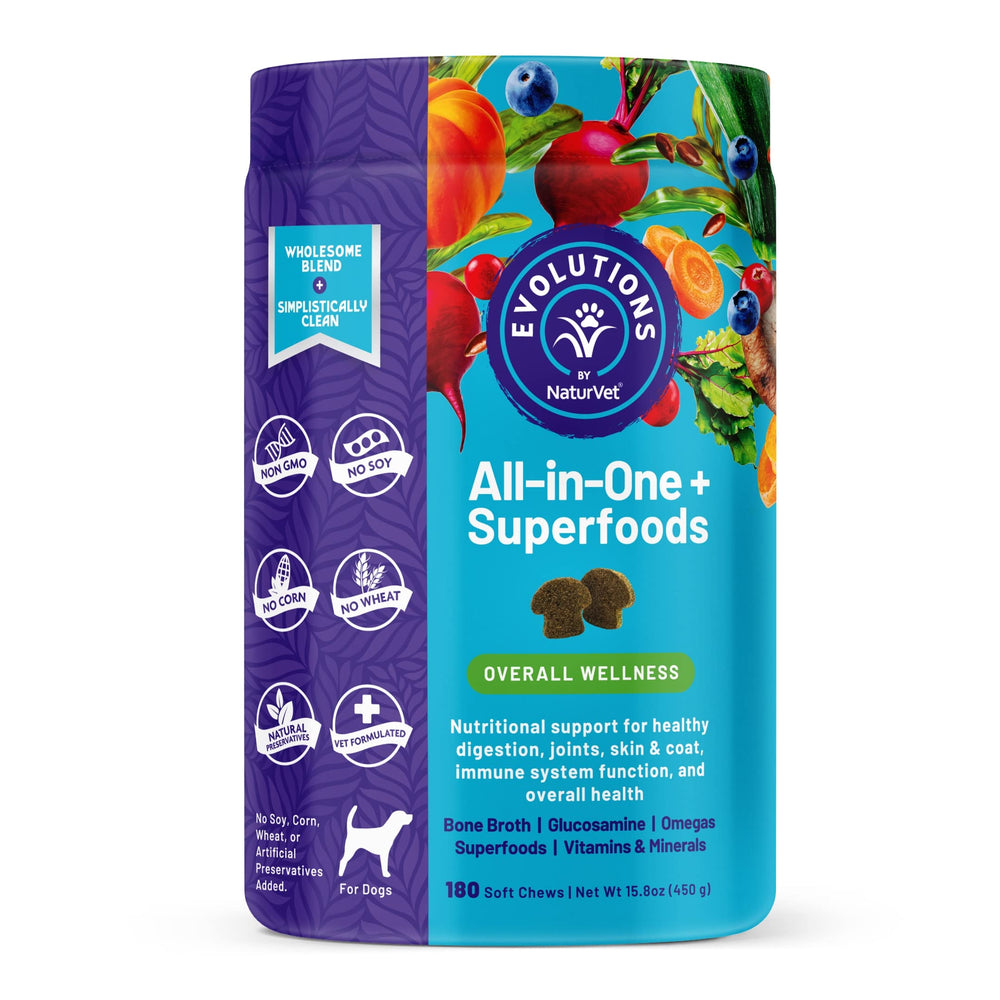 NaturVet emballage avant montrant produit complet et bénéfices digestifs