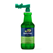 NaturVet flacon raccordé au tuyau montrant installation facile et gain de temps