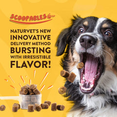 NaturVet texture du Scoopables gros plan montrant la consistance appétente