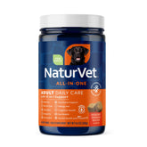NaturVet packaging avant montrant l’étiquette et bénéfices clairs