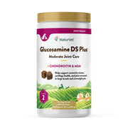 NaturVet pot de 240 soft chews montrant le conditionnement pratique