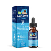 NaturVet flacon Quiet Moments 1oz montrant emballage compact et praticité