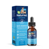 NaturVet flacon Quiet Moments face avant montrant l’étiquette et bénéfice apaisant