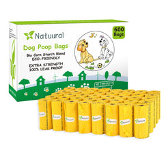 Natuural emballage avant montrant le pack économique et capacité 600 sacs