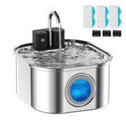 NautyPaws vue frontale 3,2 L montrant la capacité et le design moderne