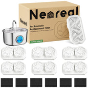 Neareal emballage de filtres front montrant pack économique pour fontaine chat