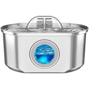 Neareal fontaine avant en inox montrant design durable et hygiène