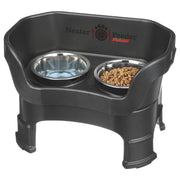 Neater Pet Brands vue avant de la station d'alimentation, garde le sol propre