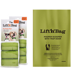 Neater Pet Brands face avant de l’emballage montrant 6 rouleaux et 90 sacs, pratique