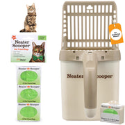 Neater Pet Brands vue avant du Scooper Standard montrant l’ensemble et le bac propre