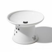 猫壱 Necoichi bol face avant montrant la large ouverture pour confort