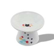猫壱 Necoichi bol porcelaine face avant élégant et stable pour repas propre