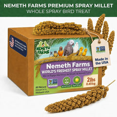 Nemeth Farms gros plan sur les panicules pour voir graines et texture avantage naturel