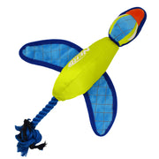 Nerf Dog canard visage vert bleu attire au rapport