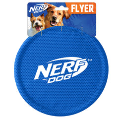 Nerf Dog disque avant emballage montrant forme et couleur bleu pour jouabilité