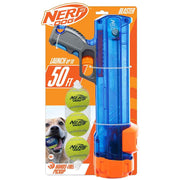 Nerf Dog lanceur face translucide montrant design robuste et praticité