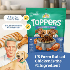 Newman's Own gros plan sur la texture du topper montrant morsels moelleux et appétence