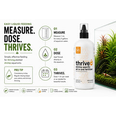 NilocG Aquatics goutte à goutte gros plan montrant concentration nutritive