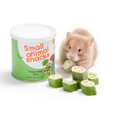 Niteangel paquet avant montrant la friandise okra lyophilisée et praticité de stockage