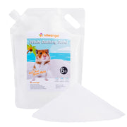 Niteangel sac de sable blanc devant montrant emballage et poids 6 lb pour confort