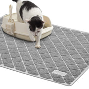 Niubya tapis face avant montrant la surface attrapant la litière